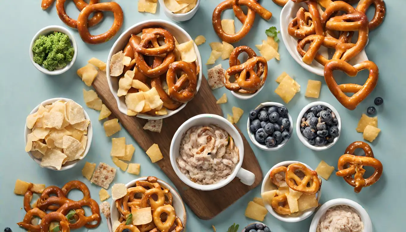 Pretzel chip preparation methods