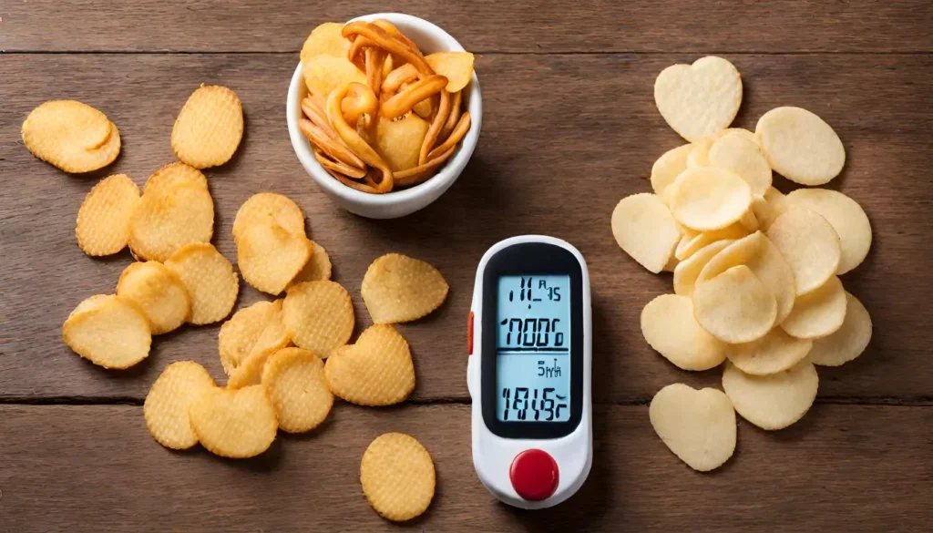 Pretzels vs. potato chips health benefits
