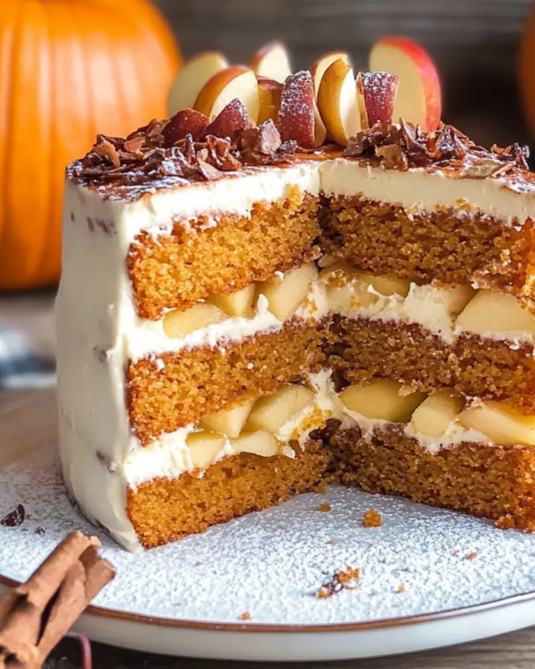 Autumn Apple-Pumpkin Cake