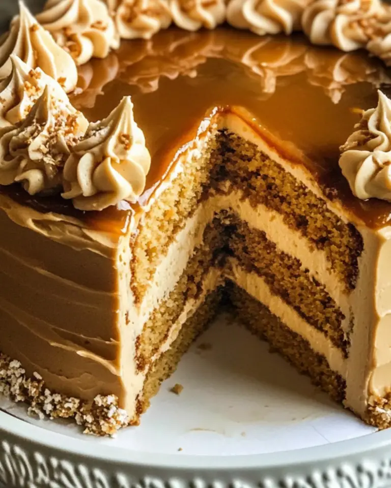 Autumn Embrace Dulce de Leche Cake