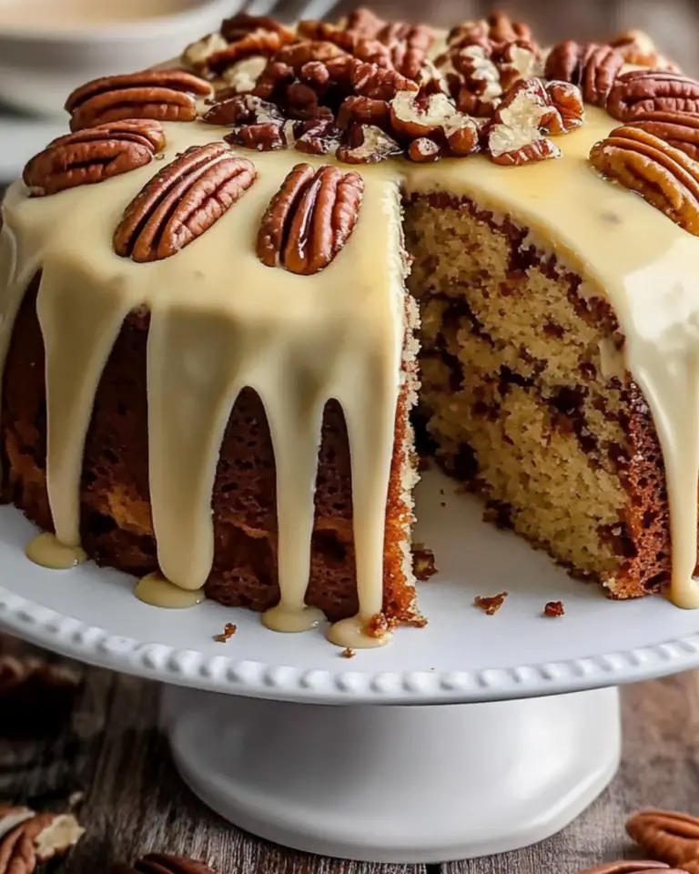 Autumn Pecan Maple Cake