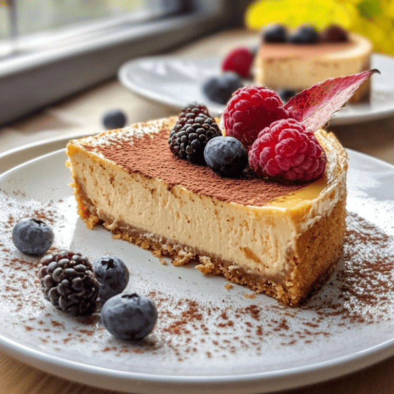 Autumn Spice Cheesecake