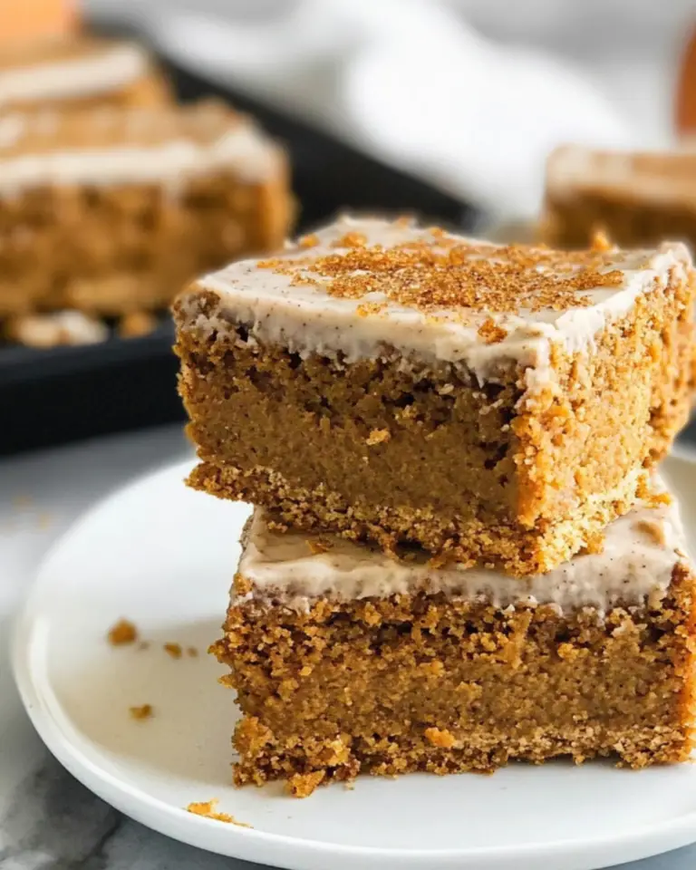 Autumn Spice Pumpkin Bars