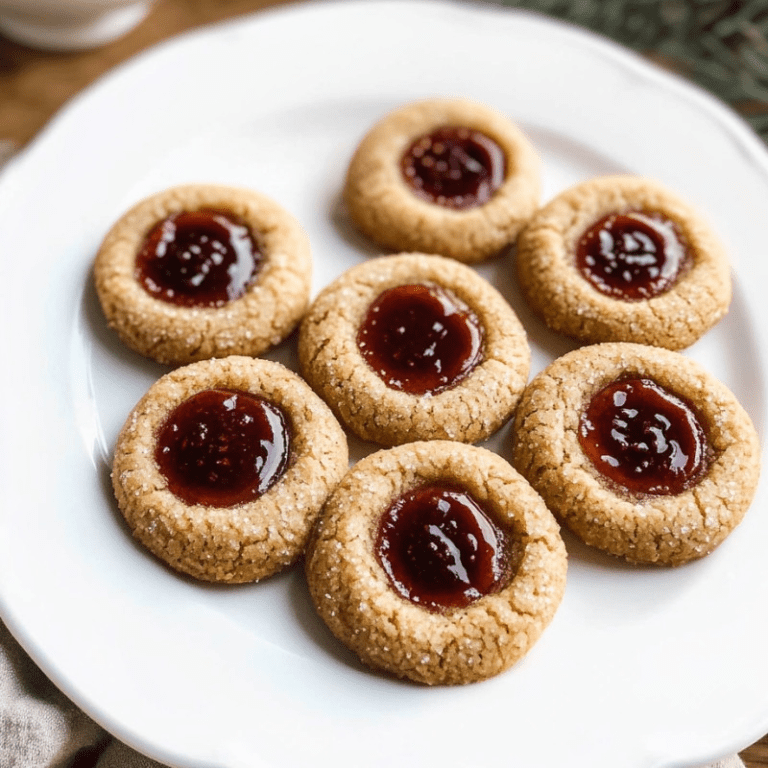 Autumn Spiced Thumbprint Cookies