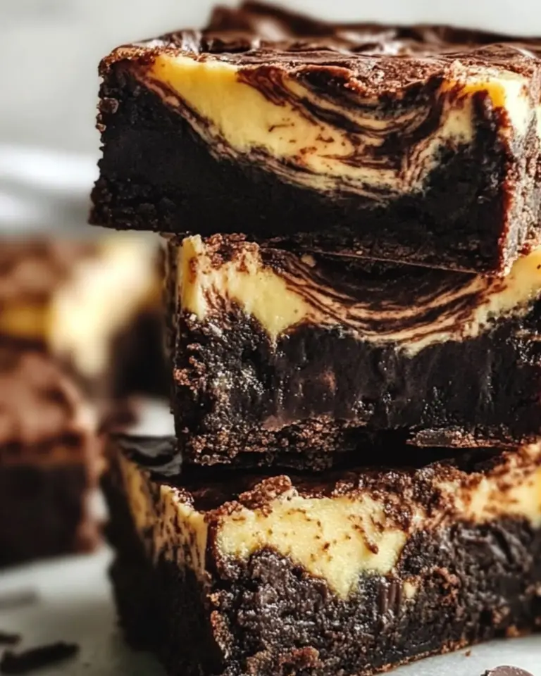 Autumn Swirl Brownies