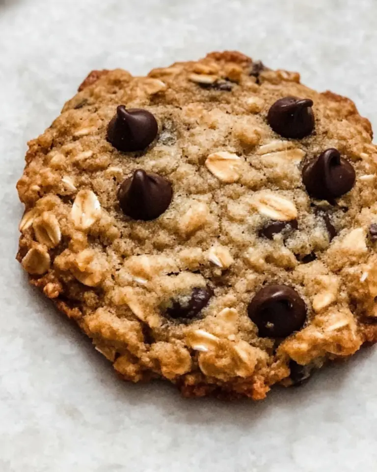 Banana Chocolate Chip Oatmeal Cookies