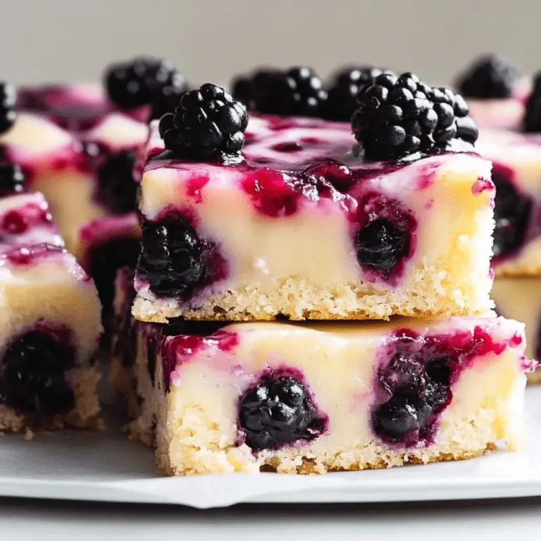 Blackberry Lemon Blondies
