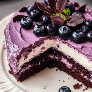 Blueberry Chocolate Cake