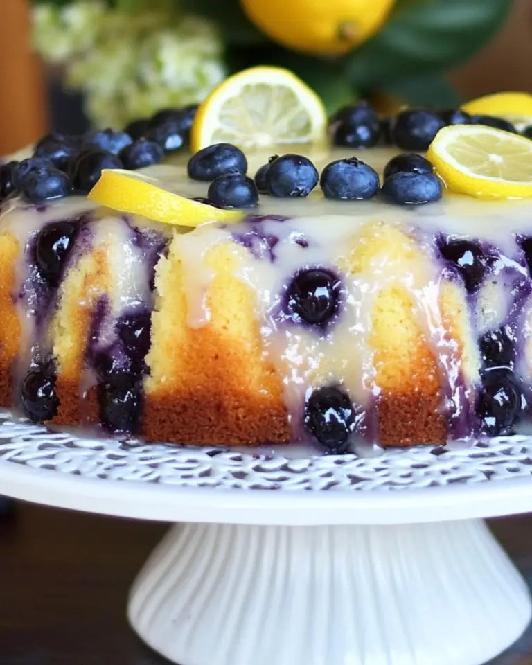 Blueberry Lemon Pound Cake