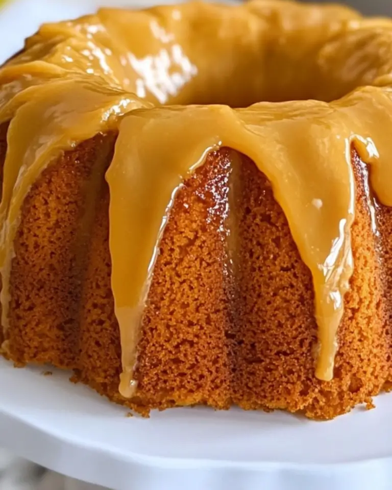 Caramel Pumpkin Bundt Cake