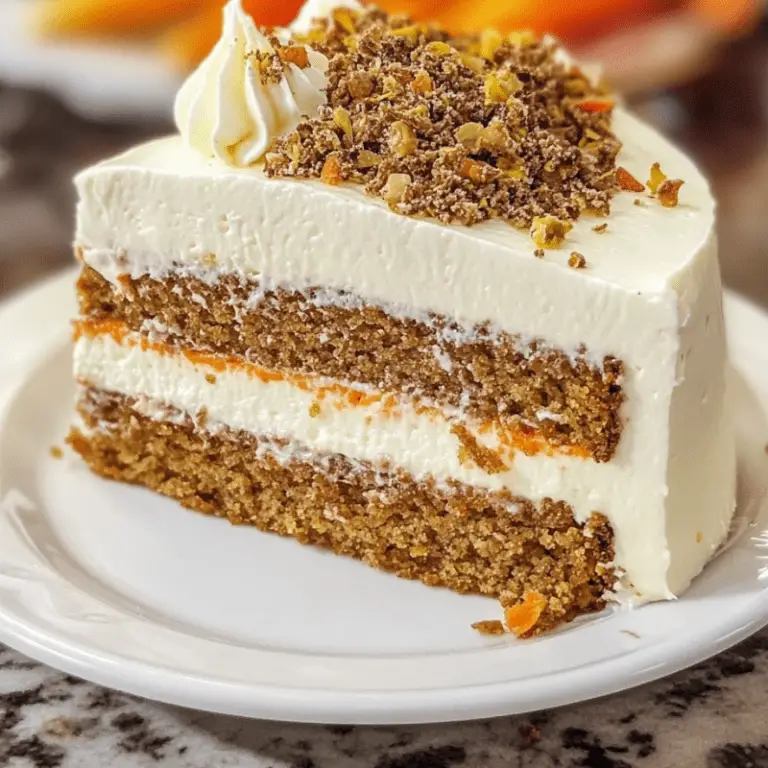 Carrot Cheesecake Cake