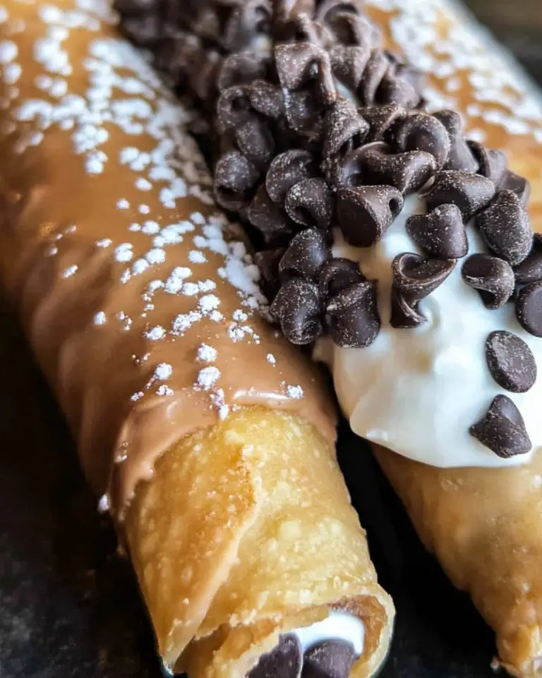 Chocolate-Dipped Cannoli