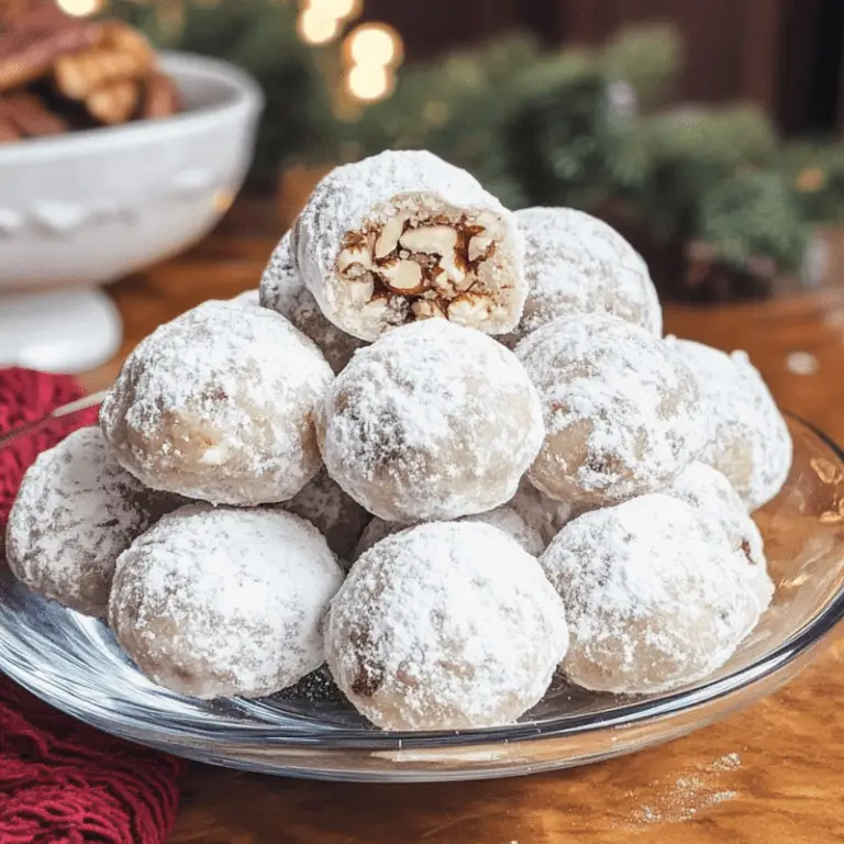 Cinnamon Pecan Snowballs