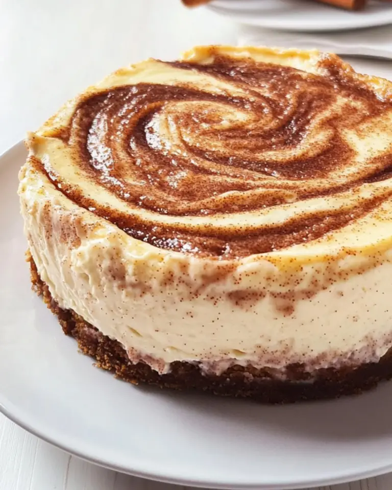 Cinnamon Swirl Cheesecake