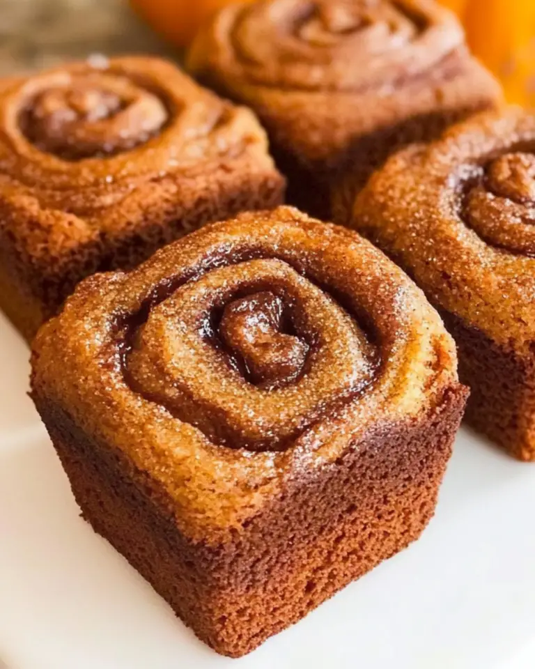 Cinnamon Swirl Pumpkin Bread Mini Loaves