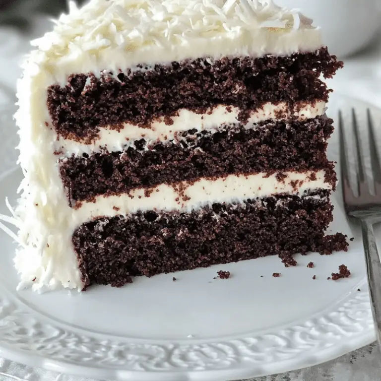 Coconut Chocolate Cake