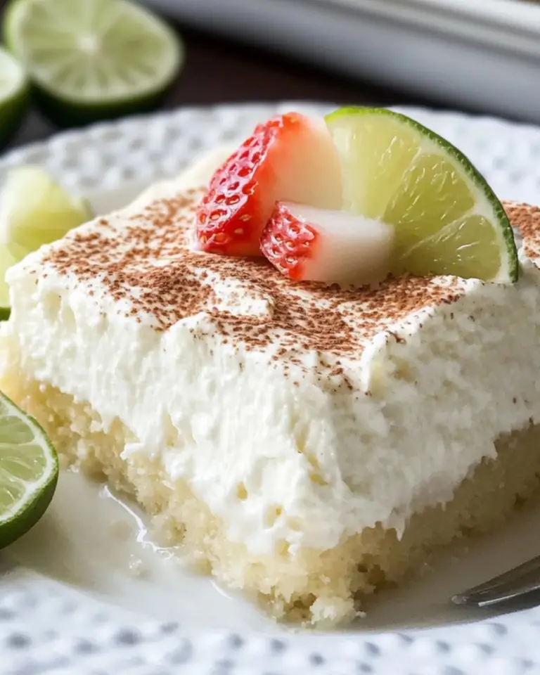 Coconut Lime Tres Leches