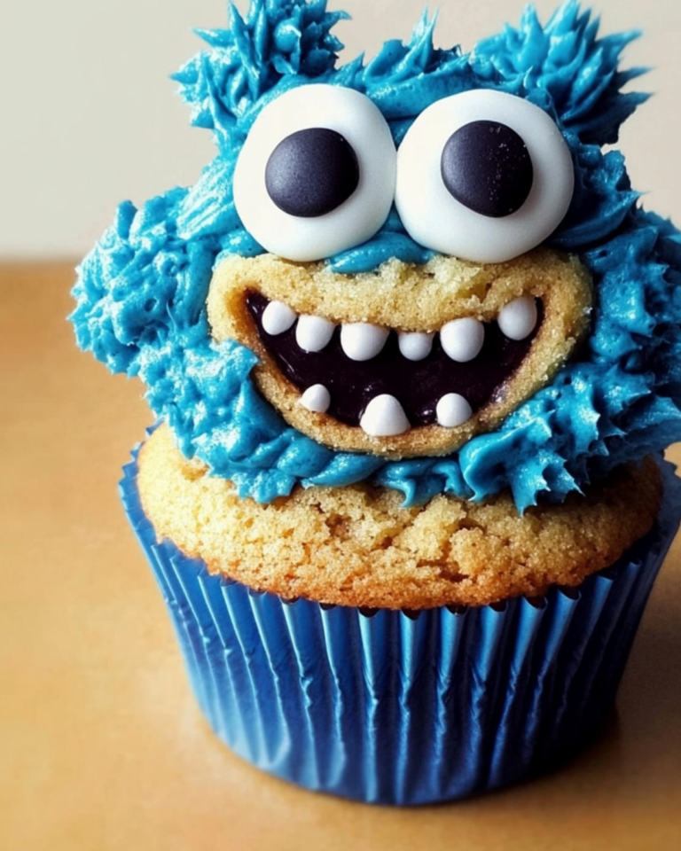 Cookie Monster Cupcakes