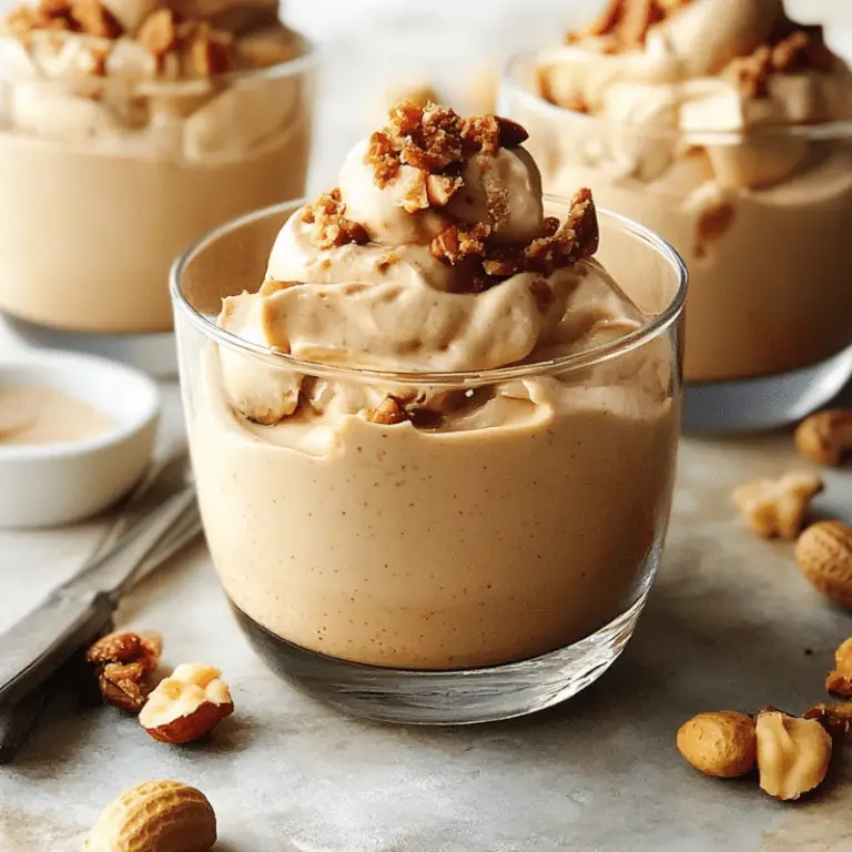 Creamy Pumpkin Peanut Butter Mousse