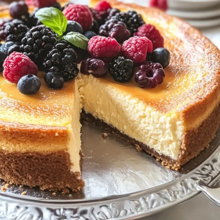 Creamy Ricotta Cheesecake