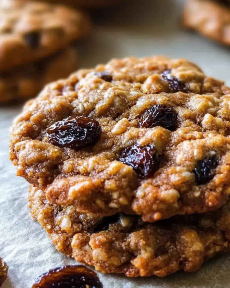 Fall Spiced Raisin Cookies