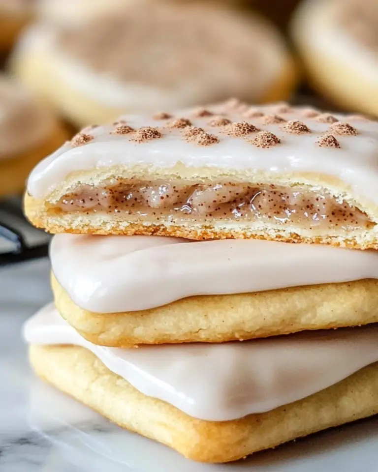 Frosted Cinnamon Pop Tart Cookies