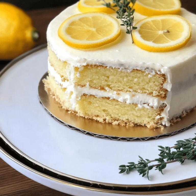 Lemon Thyme Cake
