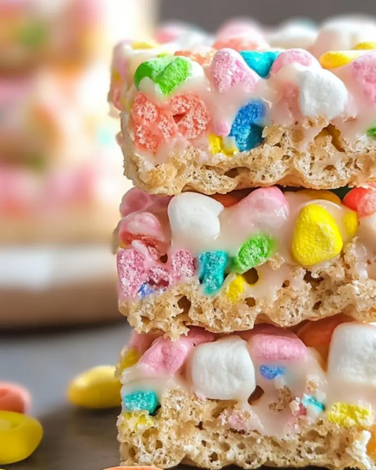 Lucky Charms Marshmallow Squares