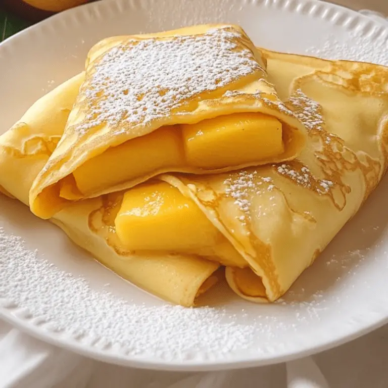 Mango Crepe Delight