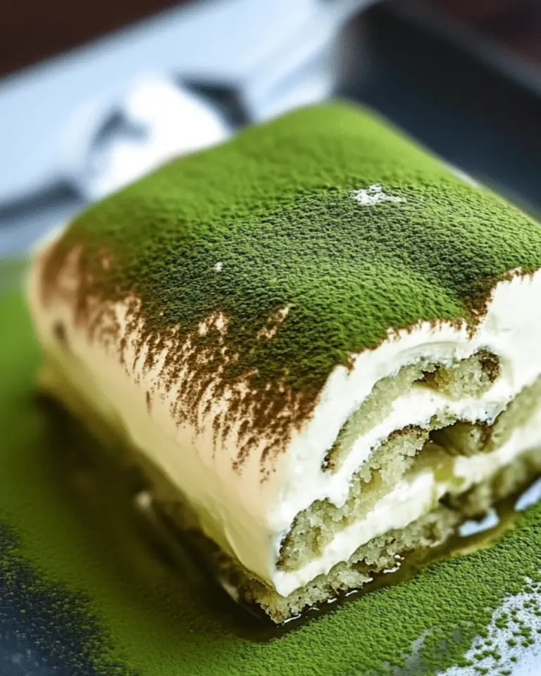 Matcha Tiramisu