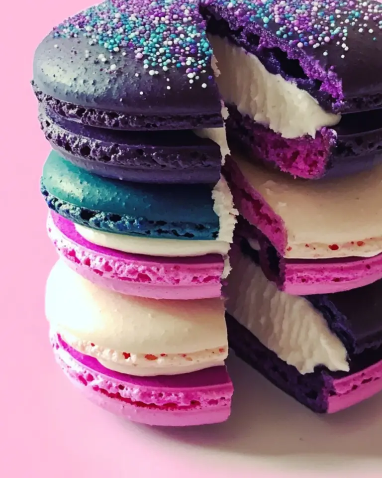 Midnight Magic Macarons