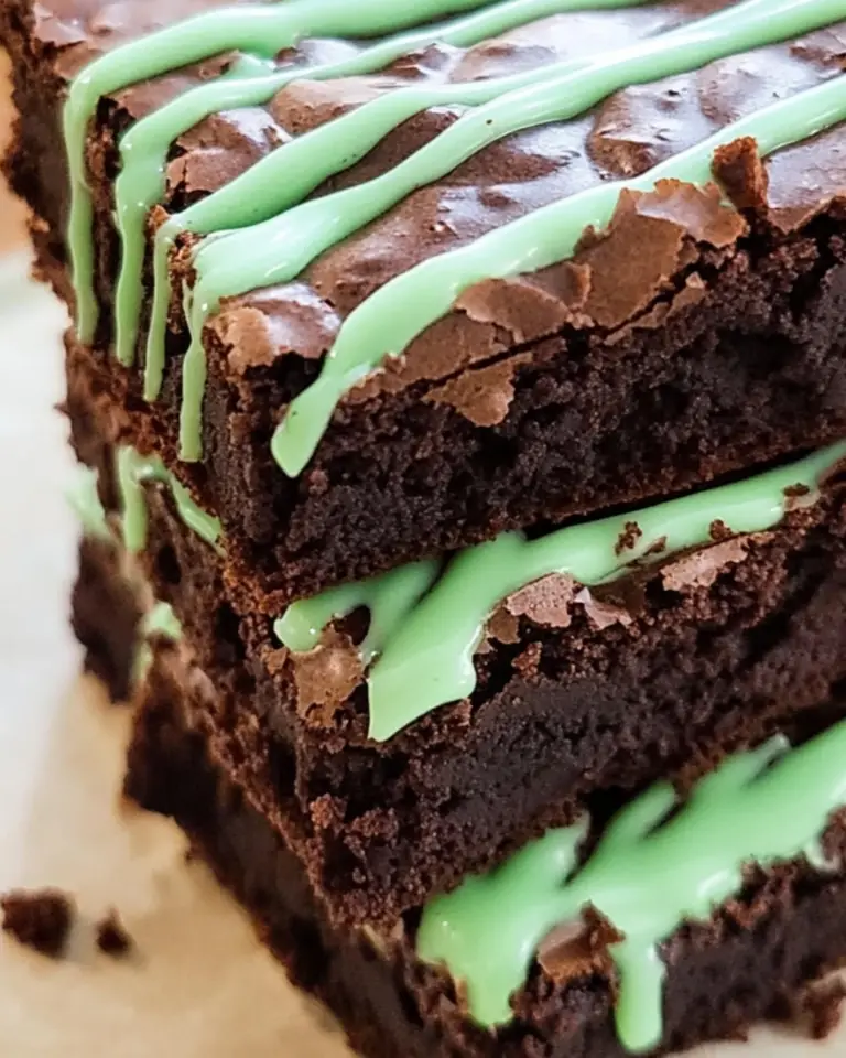 Midnight Mint Brownies