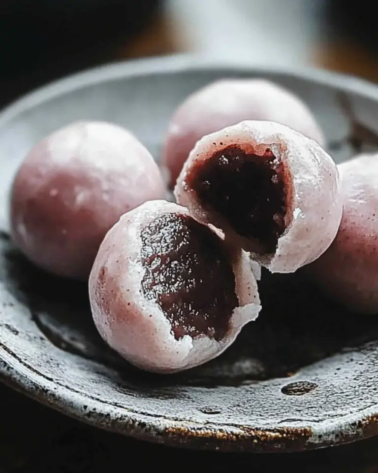 Midnight Mocha Mochi Balls