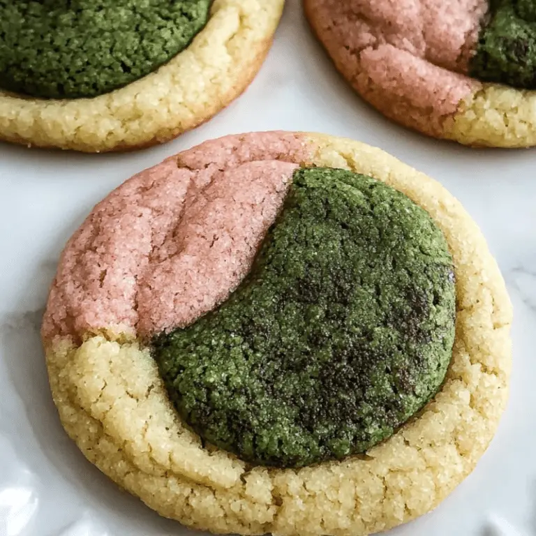 Neapolitan Matcha Cookies