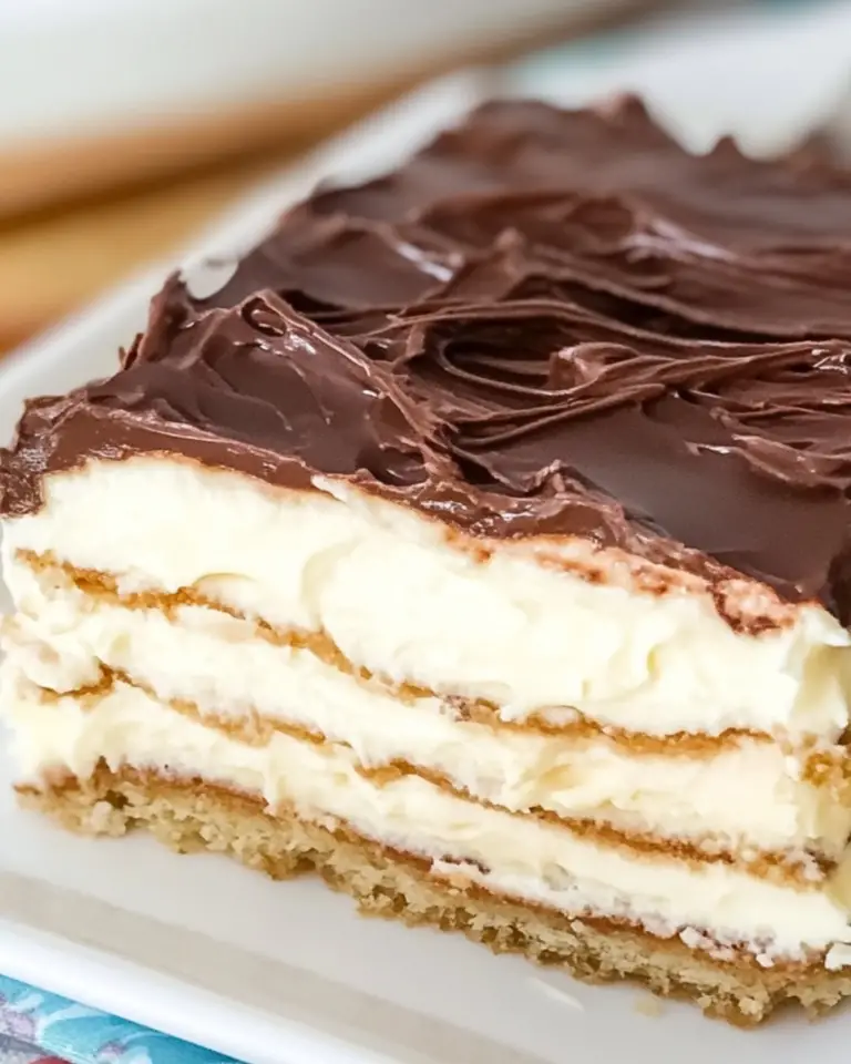 No-Bake Eclair Cake