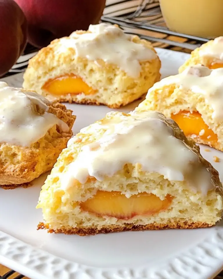 Peaches & Cream Scones