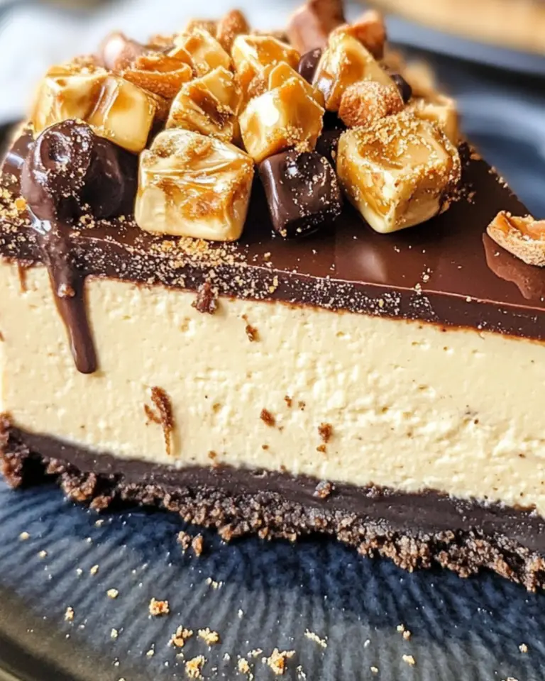 Peanut Butter Galaxy Cheesecake