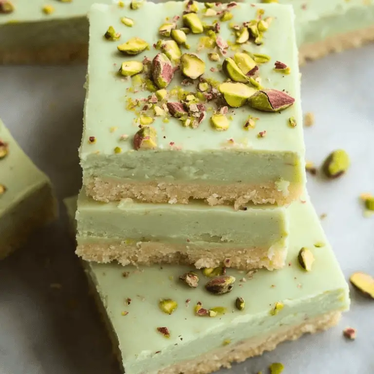 Pistachio Cream Bars
