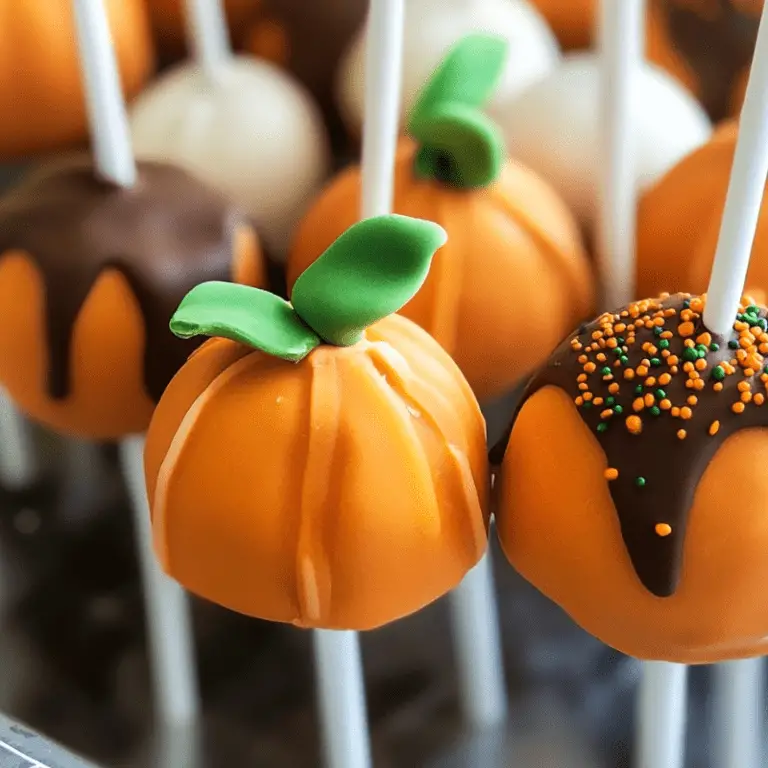 Pumpkin Cake Pops