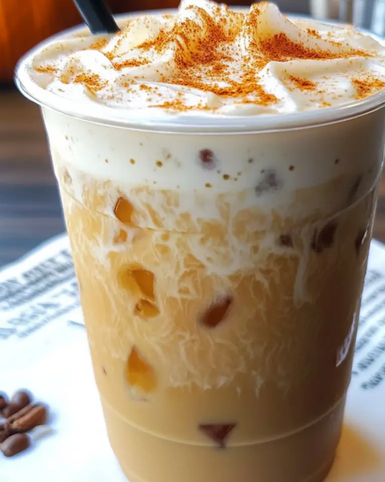 Pumpkin Chai Iced Latte