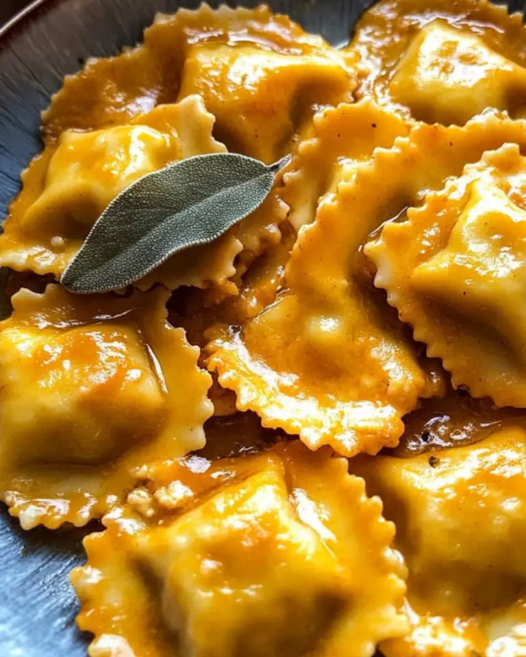 Pumpkin Cheese Ravioli