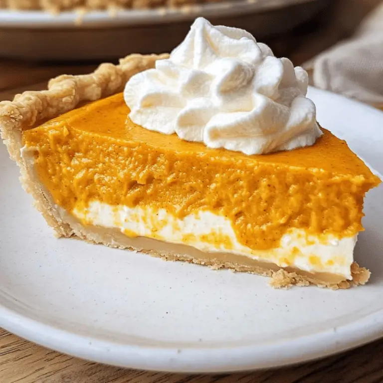 Pumpkin Cream Cheese Pie