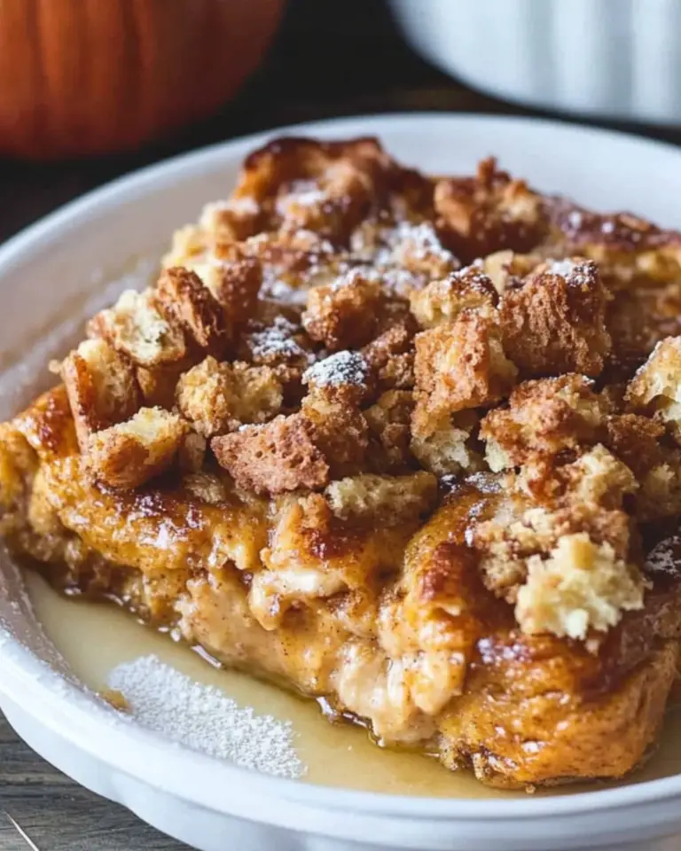 Pumpkin French Toast Casserole