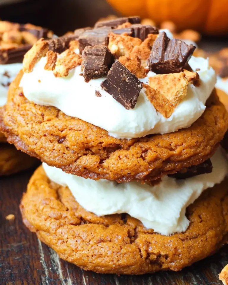 Pumpkin S’mores Cookies