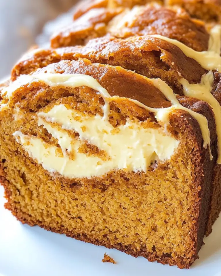 Pumpkin Spice Cream Cheese Bread