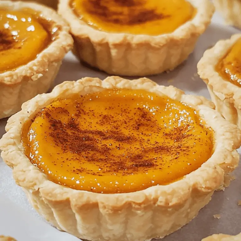 Pumpkin Spice Egg Tarts