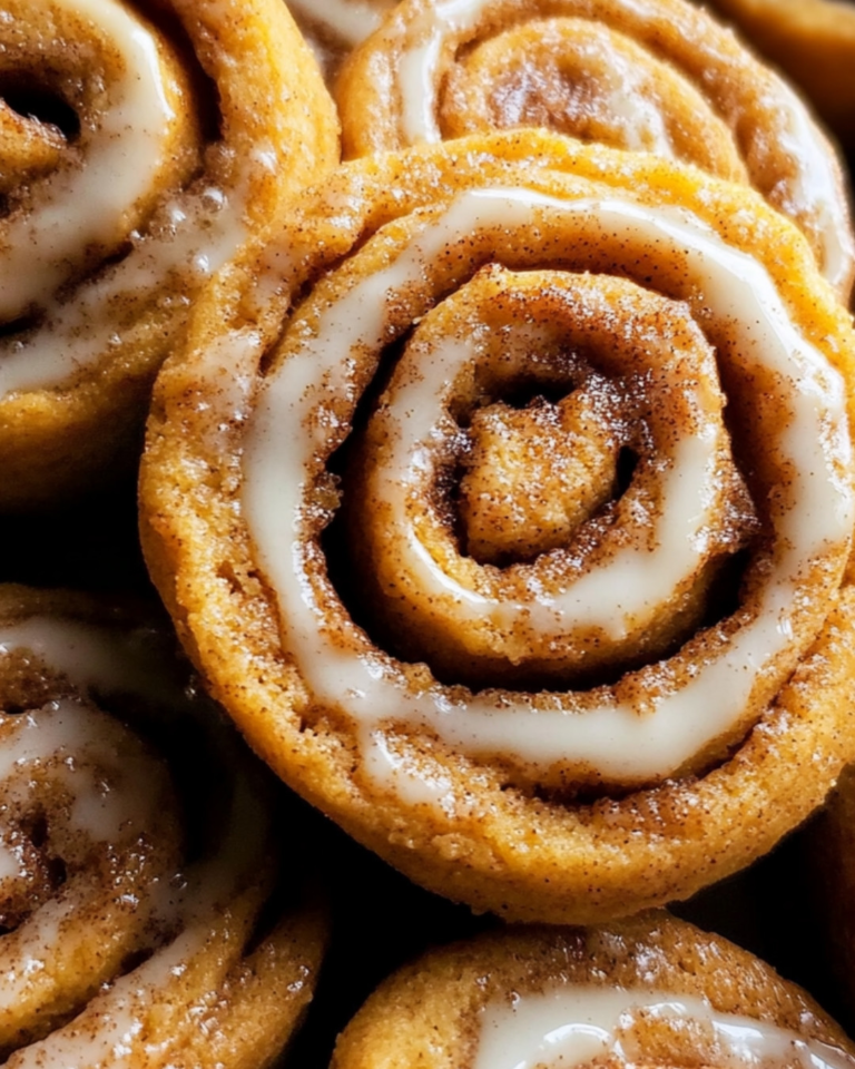 Pumpkin Spice Roll Cookies