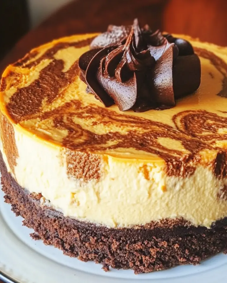 Pumpkin Swirl Cheesecake