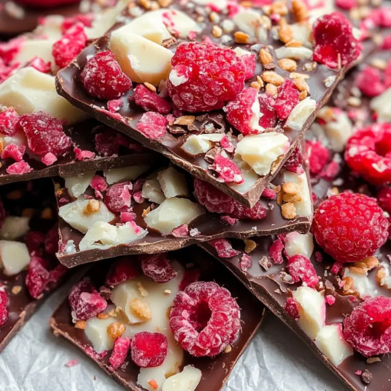 Raspberry White Chocolate Bark