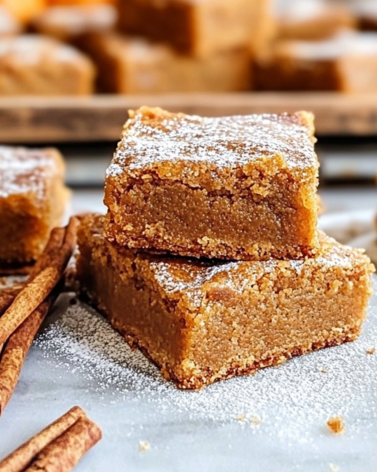 Spiced Pumpkin Blondies